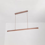 Thala Modern Linear Metal LED Pendant Light Black/Brown
