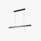 Thala Modern Linear Metal LED Pendant Light Black/Brown