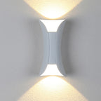 Noxel Curved Outdoor Wall Mounted Led Lamp