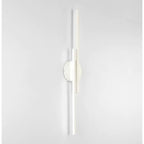 Elgo Modern Nordic Disc/Linear Metal LED Wall Lamp, Black/White