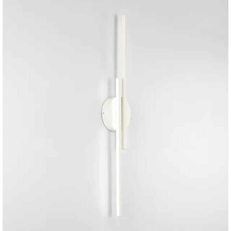 Elgo Modern Nordic Disc/Linear Metal LED Wall Lamp, Black/White