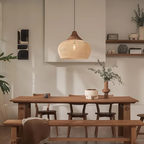 olaro Rattan Ceiling Lamp – Handwoven Boho Pendant for Natural Interiors
