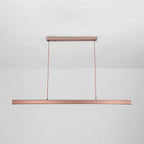 Thala Modern Linear Metal LED Pendant Light Black/Brown