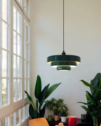 Cascadia Pendant Light – Retro Orange Style with a Modern Statement Twist