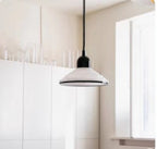 French Cream Wind Glass Pendant Light - Elegantly Designed Cream Glass Lamp