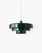 Cascadia Pendant Light – Retro Orange Style with a Modern Statement Twist
