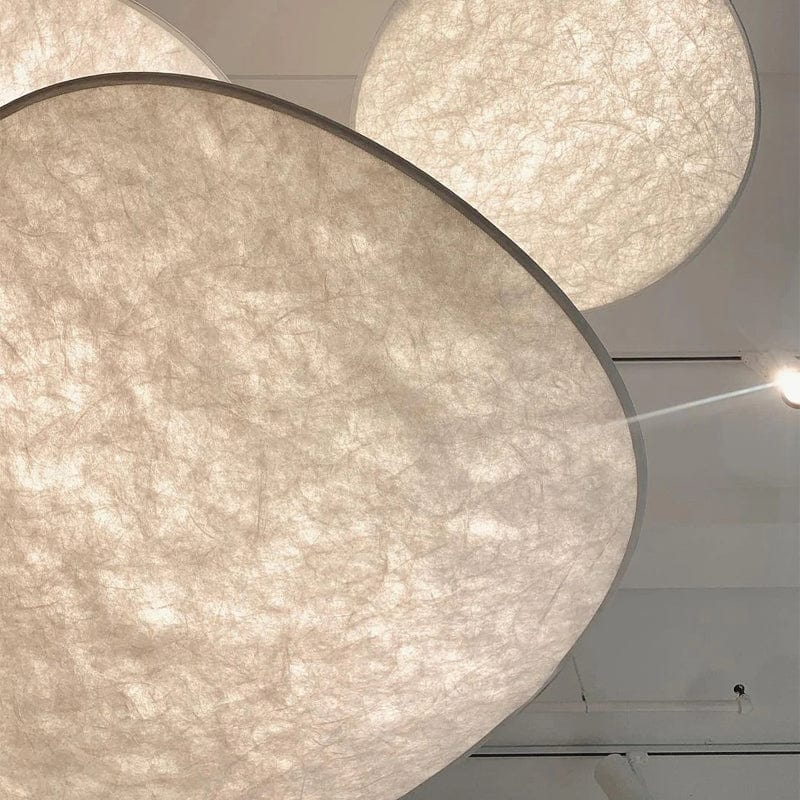 Japandi Silk Pendant Light - Elegant LED Pendant Lamp with E27 Socket