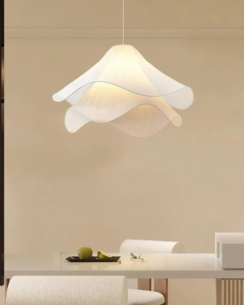 Florinea Pendant Ceiling Light – Petal Layer Elegance with a Soft Glow