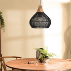 Solara Rattan Pendant – Handwoven Boho Ceiling Light for Natural Charm