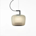 Modern Design LED Pendant Light – Glass and Aluminum Lighting Fixture for Kitchen and Dining Room