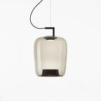 Modern Design LED Pendant Light – Glass and Aluminum Lighting Fixture for Kitchen and Dining Room
