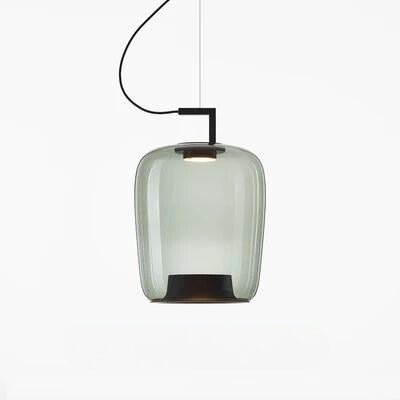Modern Design LED Pendant Light – Glass and Aluminum Lighting Fixture for Kitchen and Dining Room