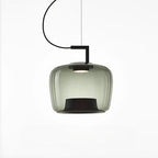 Modern Design LED Pendant Light – Glass and Aluminum Lighting Fixture for Kitchen and Dining Room