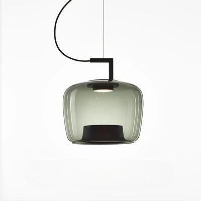 Modern Design LED Pendant Light – Glass and Aluminum Lighting Fixture for Kitchen and Dining Room