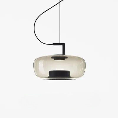 Modern Design LED Pendant Light – Glass and Aluminum Lighting Fixture for Kitchen and Dining Room
