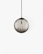 Pendant Ceiling Light Amber Glass