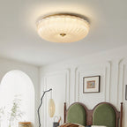Halo Ceiling Light Ripple Glass