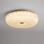 Halo Ceiling Light Ripple Glass