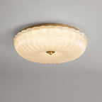 Halo Ceiling Light Ripple Glass