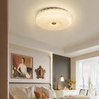 Halo Ceiling Light Ripple Glass