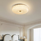 Halo Ceiling Light Ripple Glass