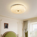 Halo Ceiling Light Ripple Glass