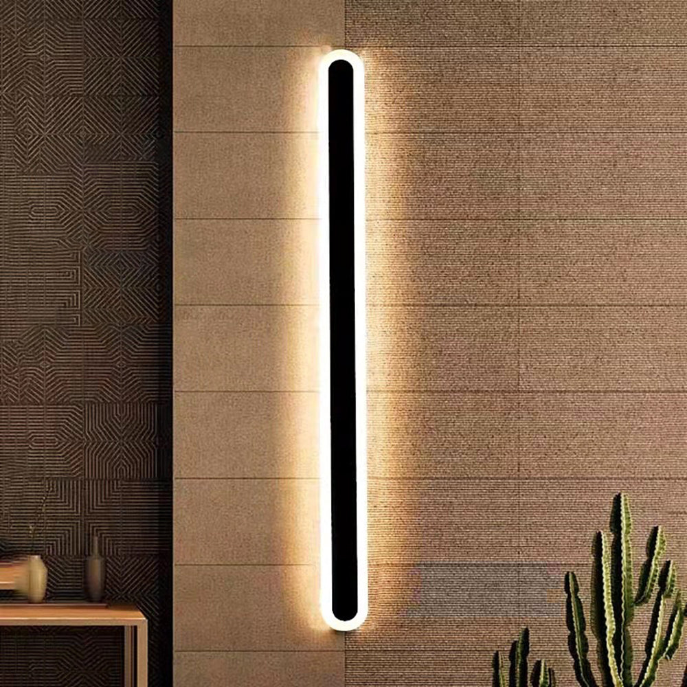 LumaLine Oval Wall Sconce – Sleek Outdoor & Indoor Lighting