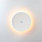 Klyne Minimalist Round/Square Outdoor Wall Lamp LED, Black/White
