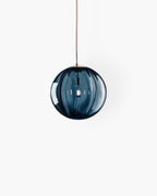 Pendant Ceiling Light Amber Glass