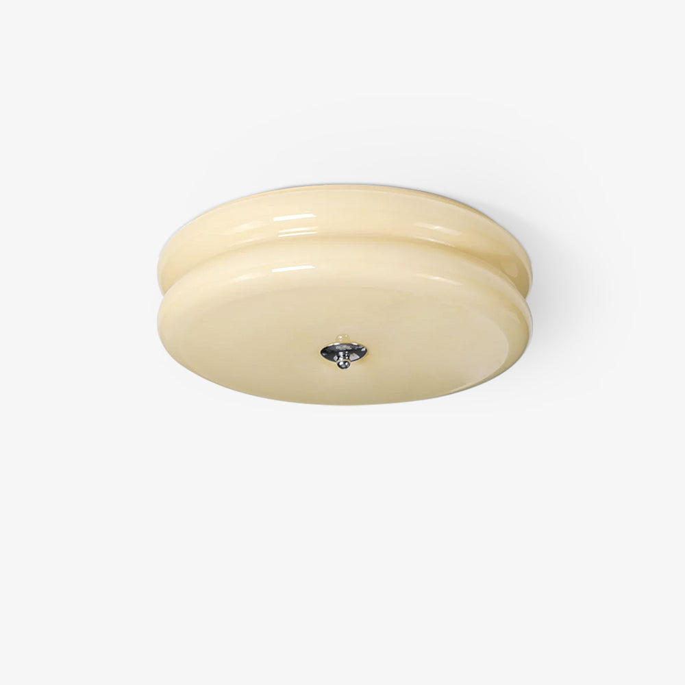 Vintage Art Deco Ceiling Light, Geometric Elegance with Integrated LED