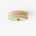 Vintage Art Deco Ceiling Light, Geometric Elegance with Integrated LED