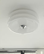 Vintage Art Deco Ceiling Light, Geometric Elegance with Integrated LED