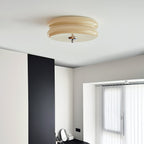 Vintage Art Deco Ceiling Light, Geometric Elegance with Integrated LED