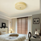 Vintage Art Deco Ceiling Light, Geometric Elegance with Integrated LED