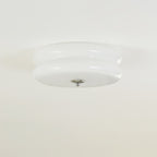 Vintage Art Deco Ceiling Light, Geometric Elegance with Integrated LED