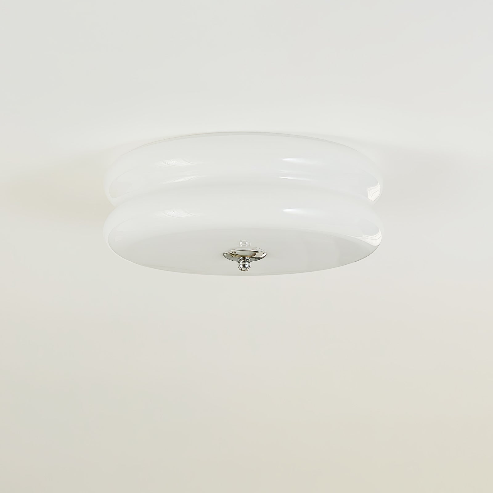 Vintage Art Deco Ceiling Light, Geometric Elegance with Integrated LED