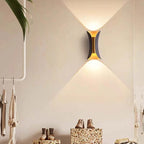 Noxel Curved Outdoor Wall Mounted Led Lamp