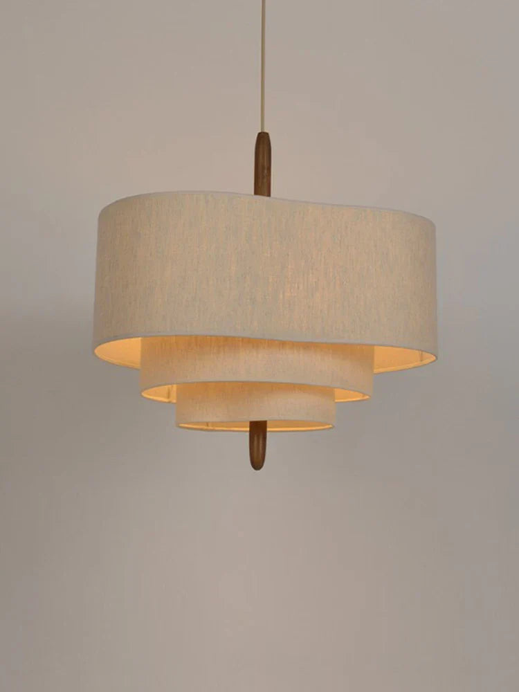 Fabric Pendant Light - Velura - Modern Chandelier Style - Elegant Ceiling Lamp