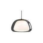 Pendant Light – Double Glass Dome with Soft Glow