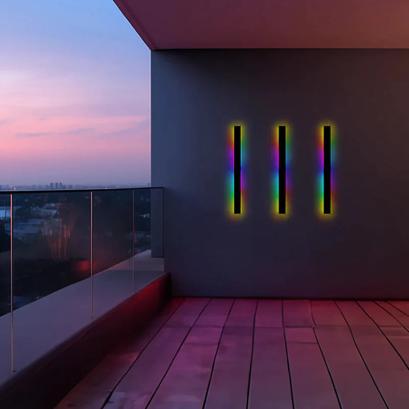 Silex Linear Outdoor Wall Lamp