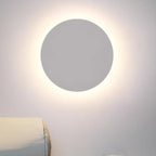 Klyne Minimalist Round/Square Outdoor Wall Lamp LED, Black/White