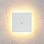 Klyne Minimalist Round/Square Outdoor Wall Lamp LED, Black/White