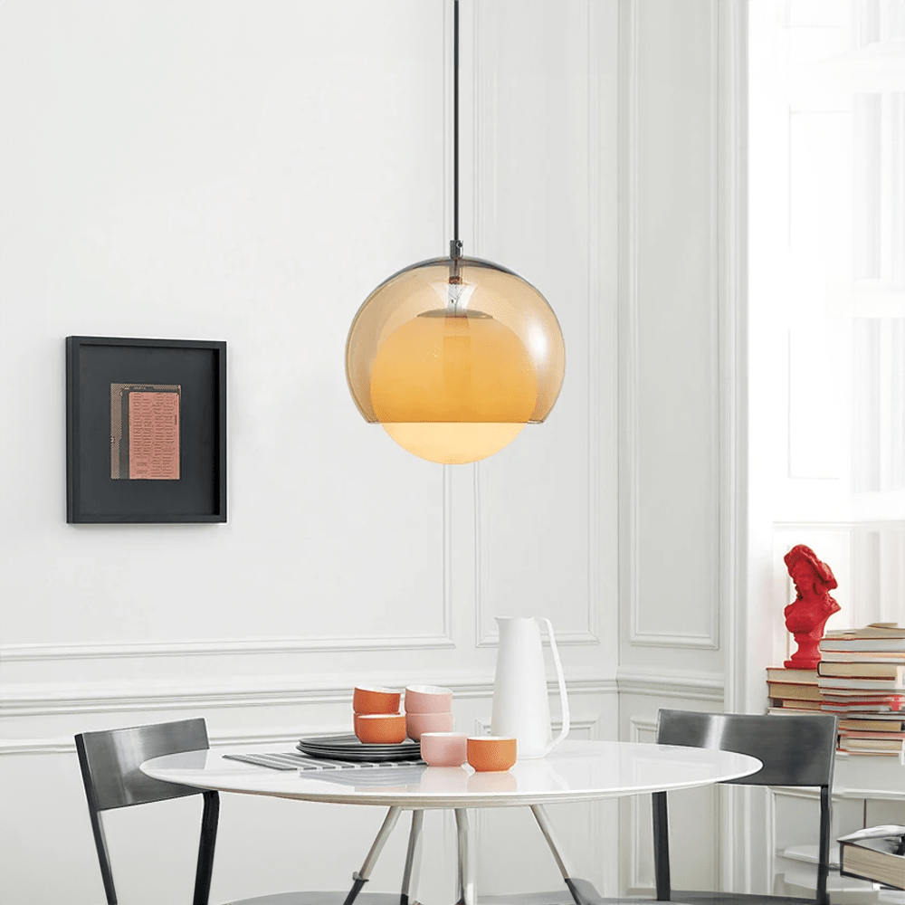 Glass Ball Pendant Light – Modern Minimalist Design