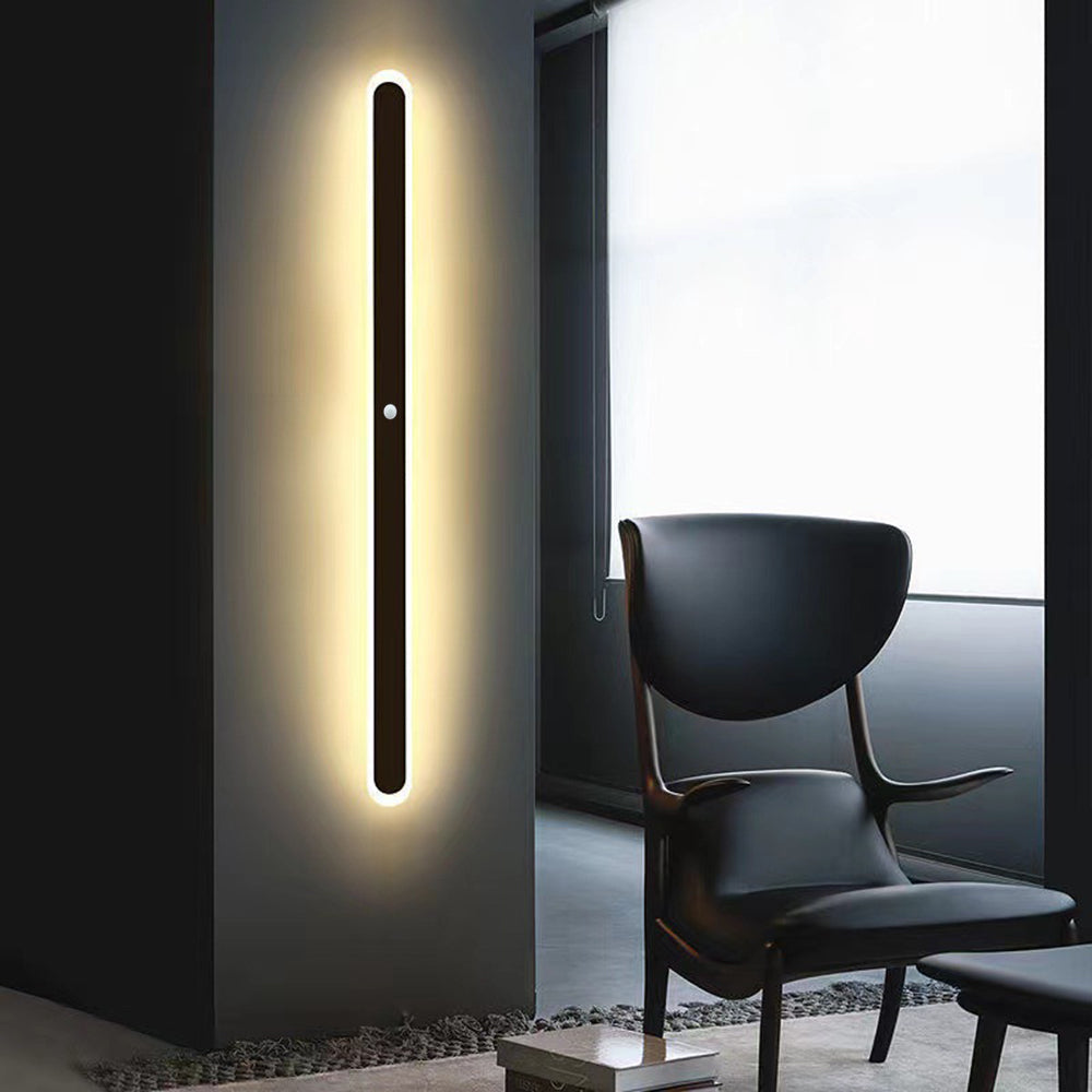 LumaLine Oval Wall Sconce – Sleek Outdoor & Indoor Lighting